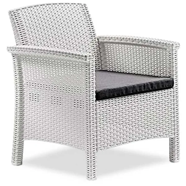 Set mobilă terasă Bica Venezia 2 Ratan artificial/ Polipropilenă/ Rattan artificial/ White photo 2
