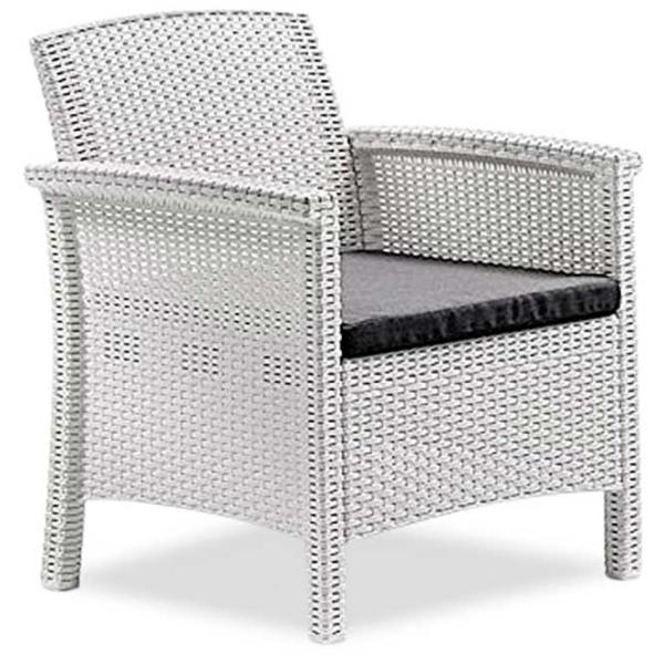 Set mobilă terasă Bica Venezia 2 Ratan artificial/ Polipropilenă/ Rattan artificial/ White photo 2