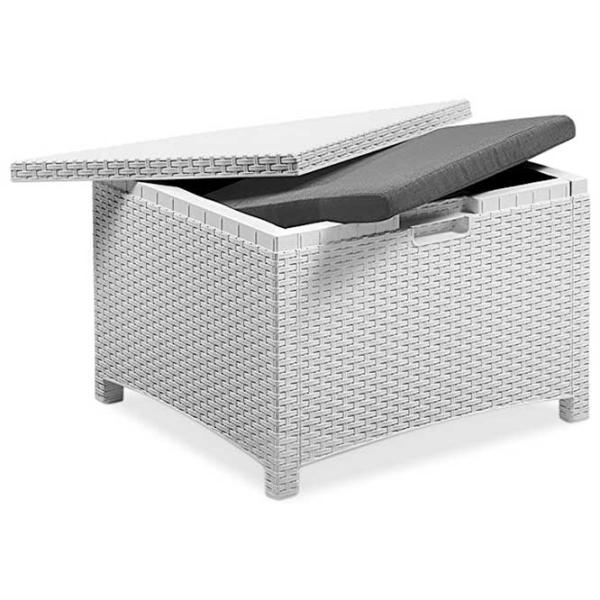 Set mobilă terasă Bica Venezia 3 Ratan artificial/ Polipropilenă/ Rattan artificial/ White photo 4