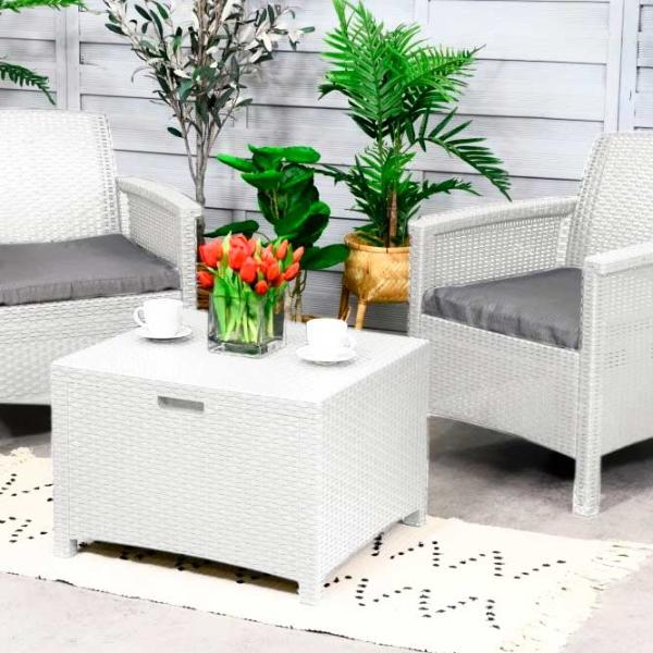 Set mobilă terasă Bica Venezia Terrace Aluminiu/ Polipropilenă/ Rattan artificial/ Graphite photo 2 Set mobilă terasă Bica Venezia Terrace Aluminiu/ Polipropilenă/ Rattan artificial/ Graphite photo 2