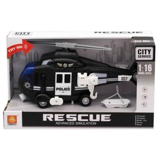 Вертолёт Wenyi Police WY750C Белый Черный photo 5 Вертолёт Wenyi Police WY750C Белый Черный photo 5