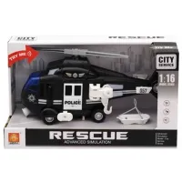 Elicopter Wenyi Police WY750C White Black photo 5