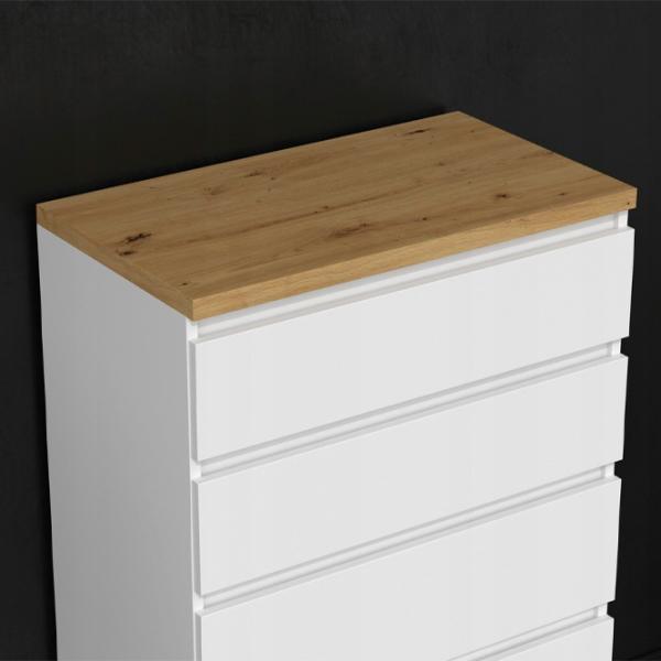 Комод TopEshop Malwa M5 B22 113см x 70см x 40см/ ЛДСП/ Белый photo 3 Комод TopEshop Malwa M5 B22 113см x 70см x 40см/ ЛДСП/ Белый photo 3