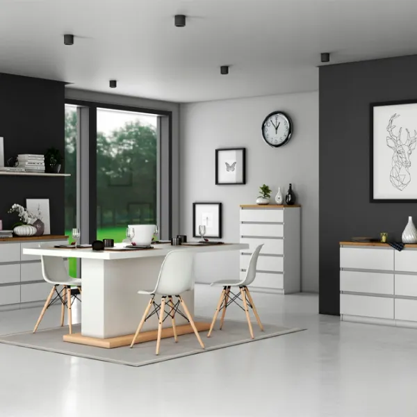 Комод TopEshop Malwa M5 B22 113см x 70см x 40см/ ЛДСП/ Белый photo 4 Комод TopEshop Malwa M5 B22 113см x 70см x 40см/ ЛДСП/ Белый photo 4