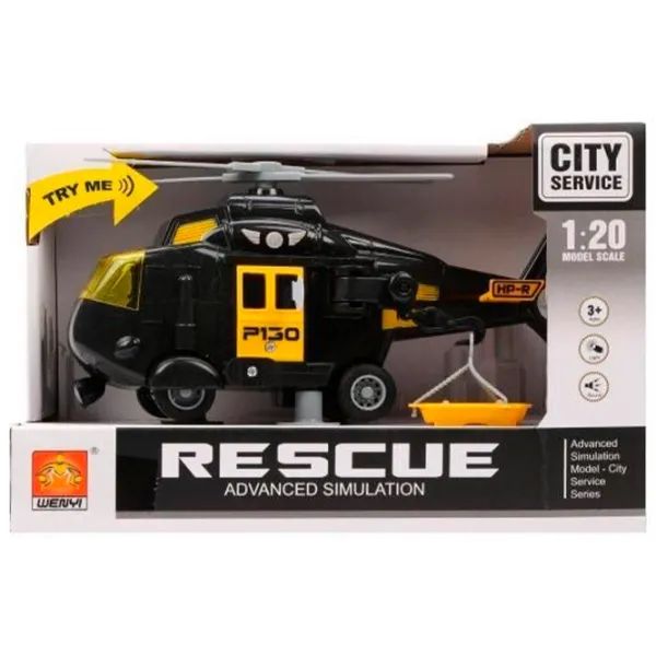 Вертолёт Wenyi Rescue Advanced Simulation WY760A Желтый Черный photo 4 Вертолёт Wenyi Rescue Advanced Simulation WY760A Желтый Черный photo 4