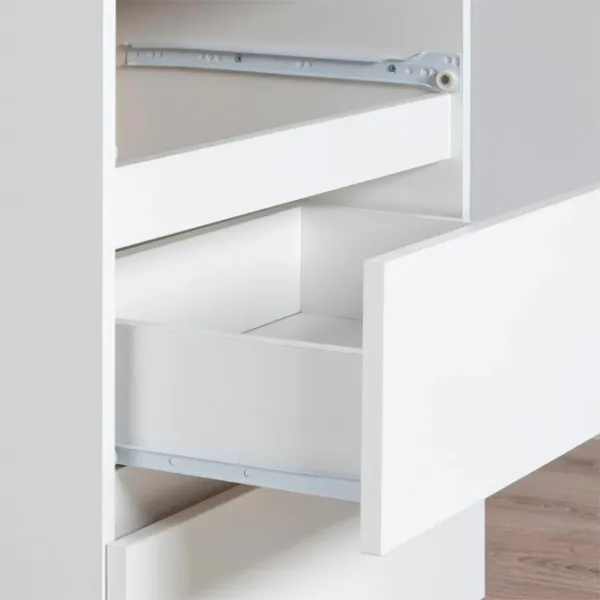 Comodă Akord K160 4SZ 55 x 160 x 40/ LPAL/ Alb photo 3