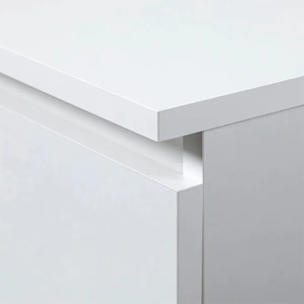 Comodă Akord K160 4SZ 55 x 160 x 40/ LPAL/ Alb photo 4