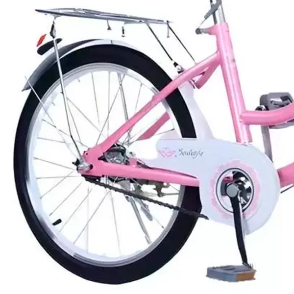 Bicicletă TyBike DF-01 20" 20" Oțel/ Pink White photo 2