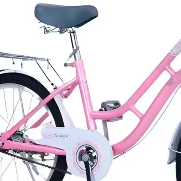 Bicicletă TyBike DF-01 20" 20" Oțel/ Pink White photo 3