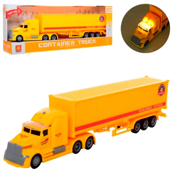 Грузовик Wenyi Container Truck WY785A Красный Желтый photo 5 Грузовик Wenyi Container Truck WY785A Красный Желтый photo 5