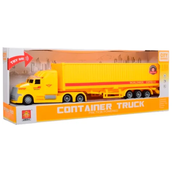 Грузовик Wenyi Container Truck WY785A Красный Желтый photo 6 Грузовик Wenyi Container Truck WY785A Красный Желтый photo 6
