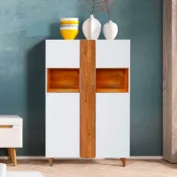 Comodă Home Affaire Premium Jonte 130 x 90 x 38/ MDF/ Alb photo 3