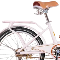 Bicicletă TyBike DF-02 20" 20" Oțel / White Brown photo 3