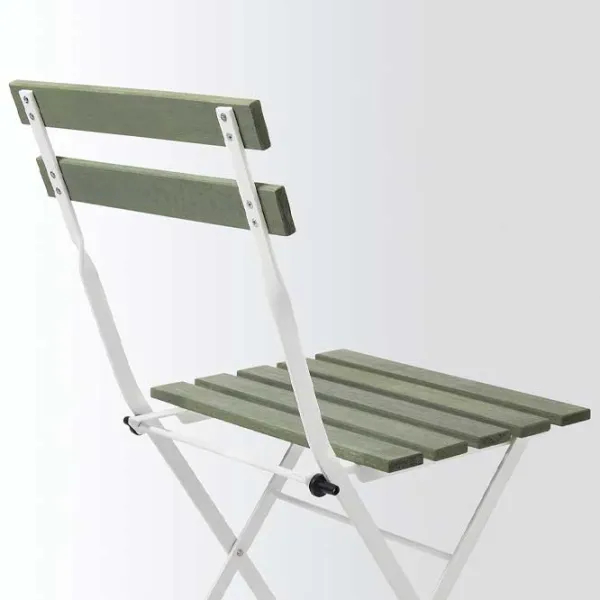 Set mobilă terasă Ikea Tarno 2 Oțel/ Lemn/ Plastic/ White photo 2