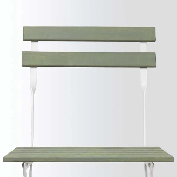 Set mobilă terasă Ikea Tarno 2 Oțel/ Lemn/ Plastic/ White photo 3