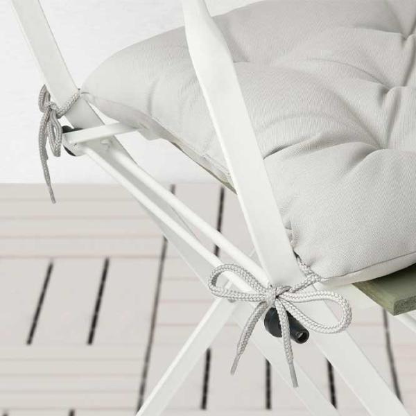 Set mobilă terasă Ikea Tarno 2 Oțel/ Lemn/ Plastic/ White photo 4