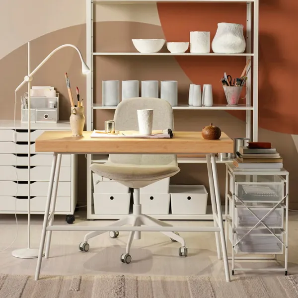 Comodă Ikea Lennart 56 x 30 x 34/ Plastic/ Alb photo 2