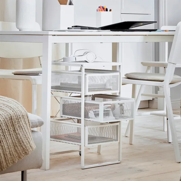 Comodă Ikea Lennart 56 x 30 x 34/ Plastic/ Alb photo 3