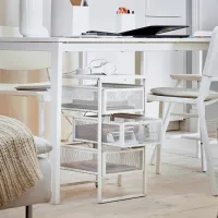 Comodă Ikea Lennart 56 x 30 x 34/ Plastic/ Alb photo 3