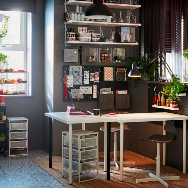 Comodă Ikea Lennart 56 x 30 x 34/ Plastic/ Alb photo 5