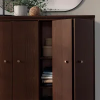 Comodă Ikea Idanas 135 x 121 x 50/ MDF/ Dark brown photo 4
