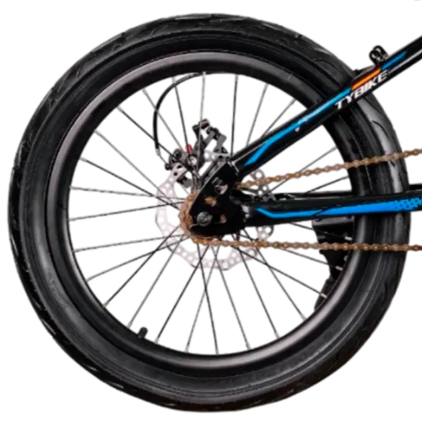 Велосипед TyBike BK-10 20" 20" Сталь/ Синий Черный photo 2 Велосипед TyBike BK-10 20" 20" Сталь/ Синий Черный photo 2