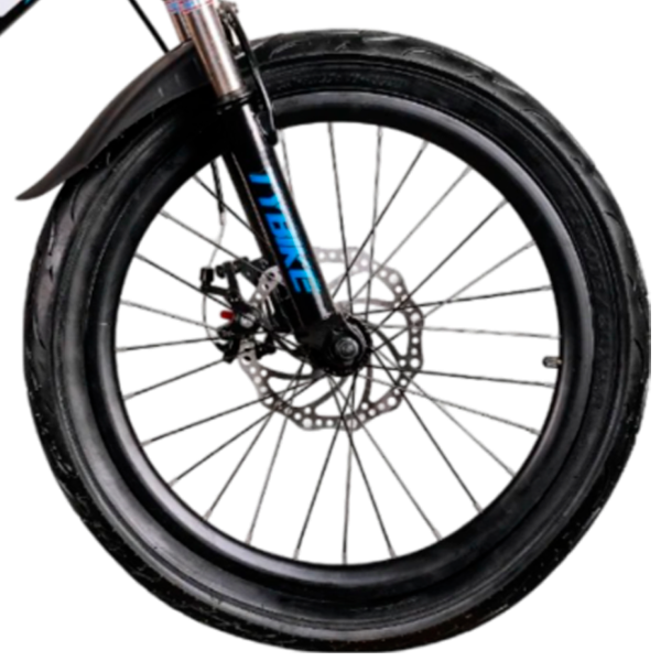 Велосипед TyBike BK-10 20" 20" Сталь/ Синий Черный photo 5 Велосипед TyBike BK-10 20" 20" Сталь/ Синий Черный photo 5
