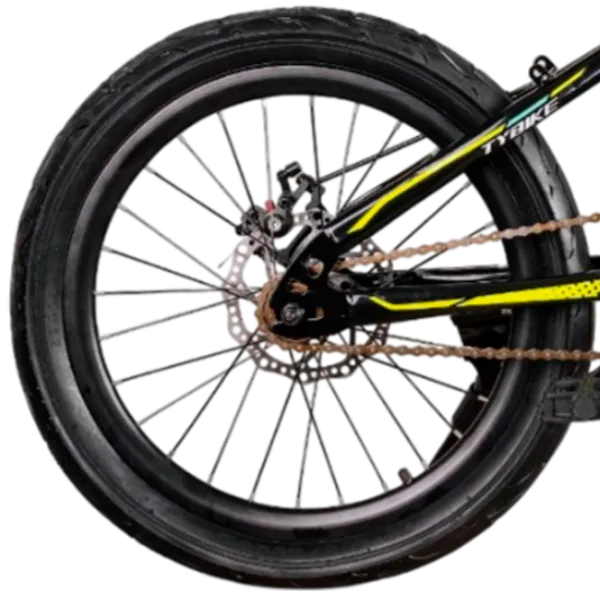 Велосипед TyBike BK-10 20" 20" Сталь / Желтый Черный photo 2
