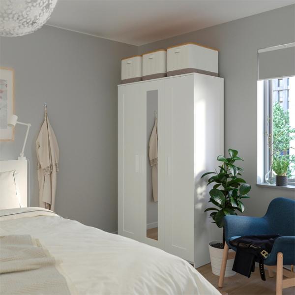 Dulap Ikea Brimnes 117 x 50 x 190 / DSP / Alb photo 6