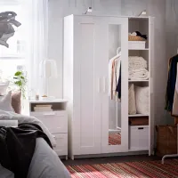 Dulap Ikea Brimnes 117 x 50 x 190 / DSP / Alb photo 7