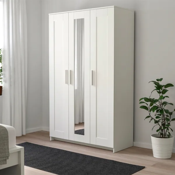 Dulap Ikea Brimnes 117 x 50 x 190 / DSP / Alb photo 8