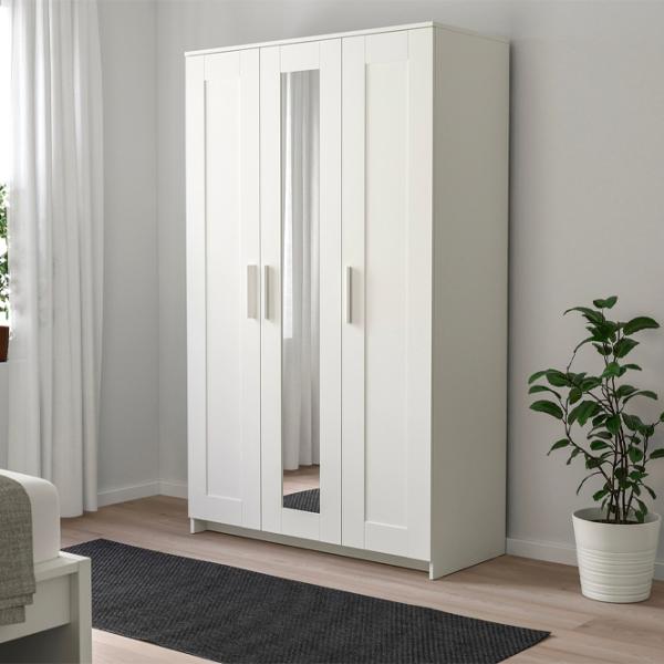 Dulap Ikea Brimnes 117 x 50 x 190 / DSP / Alb photo 8