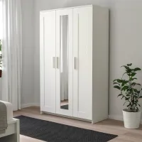 Dulap Ikea Brimnes 117 x 50 x 190 / DSP / Alb photo 8