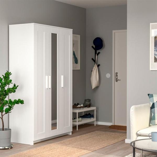 Dulap Ikea Brimnes 117 x 50 x 190 / DSP / Alb photo 9