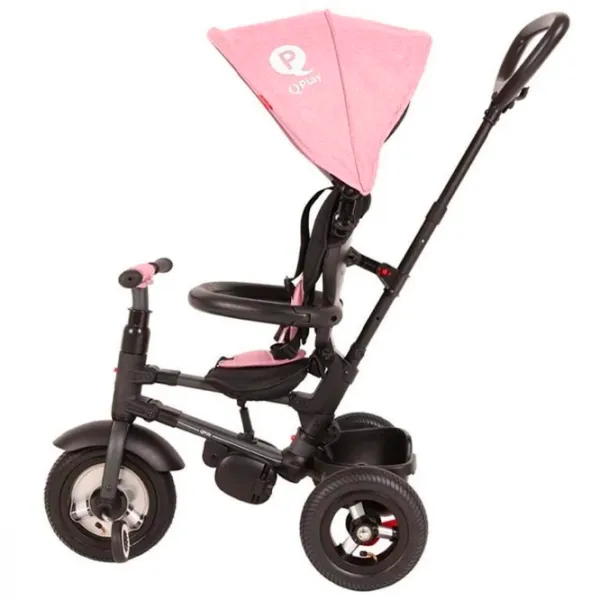 Трицикл Qplay Rito Rubber 20 кг/ Розовый photo 2