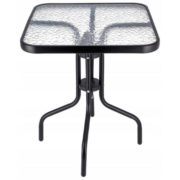 Set mobilă terasă Jumi Fiesta OM-967977 Metal/ Sticlă/ Stofă/ Black photo 2 Set mobilă terasă Jumi Fiesta OM-967977 Metal/ Sticlă/ Stofă/ Black photo 2