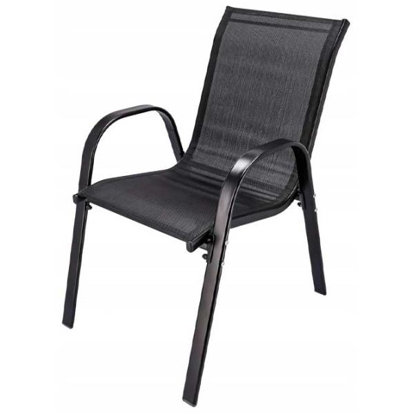 Set mobilă terasă Jumi Fiesta OM-967977 Metal/ Sticlă/ Stofă/ Black photo 3 Set mobilă terasă Jumi Fiesta OM-967977 Metal/ Sticlă/ Stofă/ Black photo 3