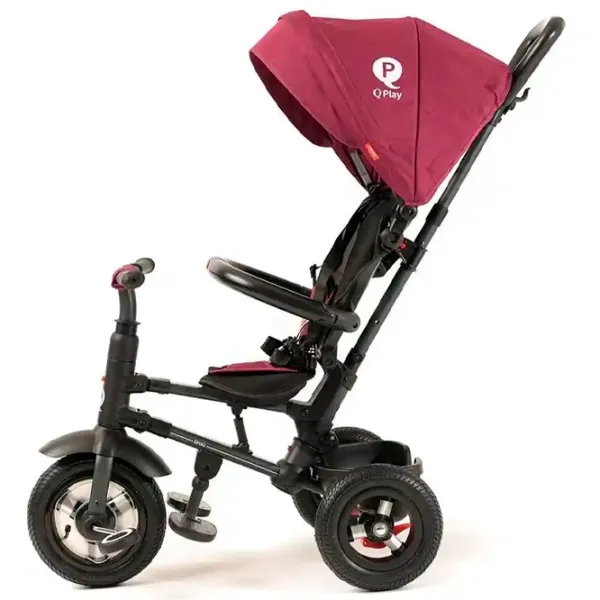 Трицикл Qplay Rito Rubber 20 кг/ Пурпурный photo 2