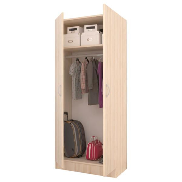Dulap Haaus Remi 2U 80 x 51 x 170 / PAL / Light Elm photo 2