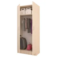 Dulap Haaus Remi 2U 80 x 51 x 170 / PAL / Light Elm photo 2