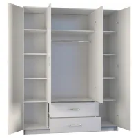 Dulap TopEshop Romana 160 160 x 52 x 205 / PAL / Alb photo 2