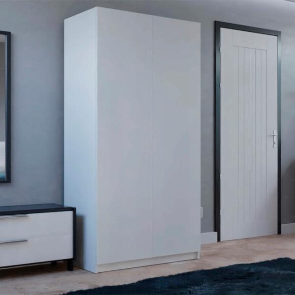 Шкаф TopEshop SD-90 90 x 50см x 180 / ЛДСП / Белый photo 4 Шкаф TopEshop SD-90 90 x 50см x 180 / ЛДСП / Белый photo 4