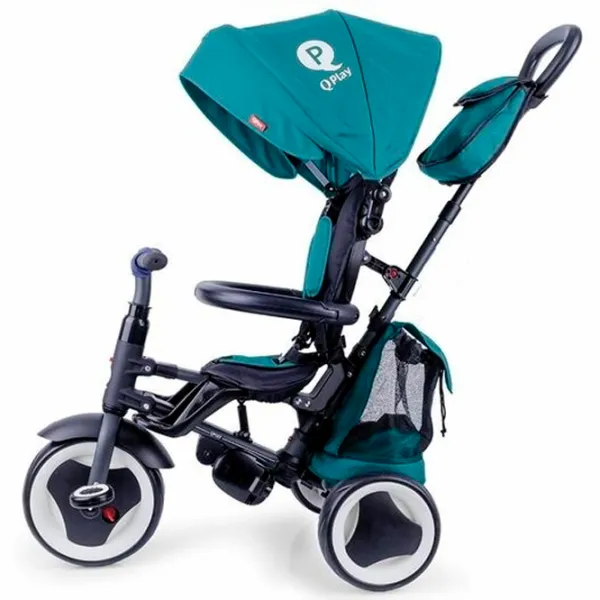 Triciclu Qplay Rito Plus 20 kg/ Blue photo 2