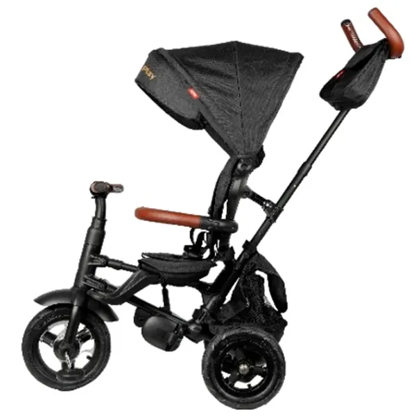 Triciclu Qplay Rito Deluxe Black photo 2