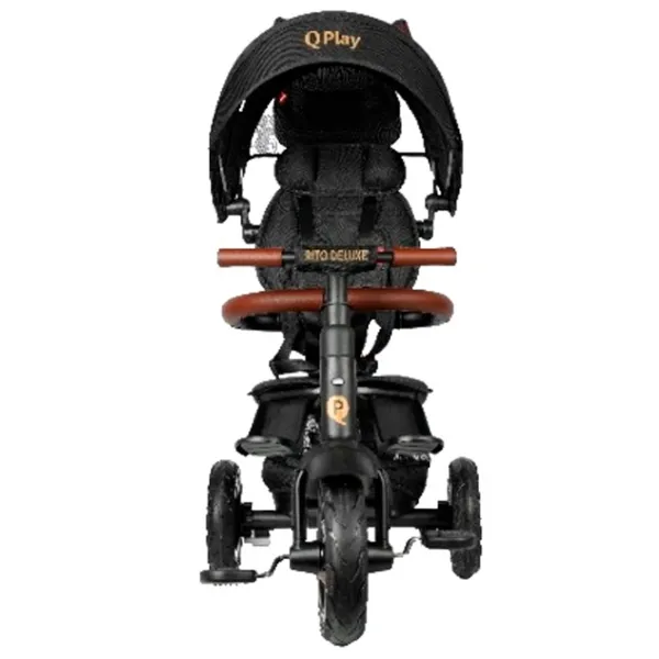 Triciclu Qplay Rito Deluxe Black photo 4