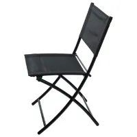 Set mobilă terasă Jumi OM-886094 Metal/ Sticlă/ Metal/ Black photo 2