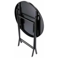 Set mobilă terasă Jumi OM-886094 Metal/ Sticlă/ Metal/ Black photo 3