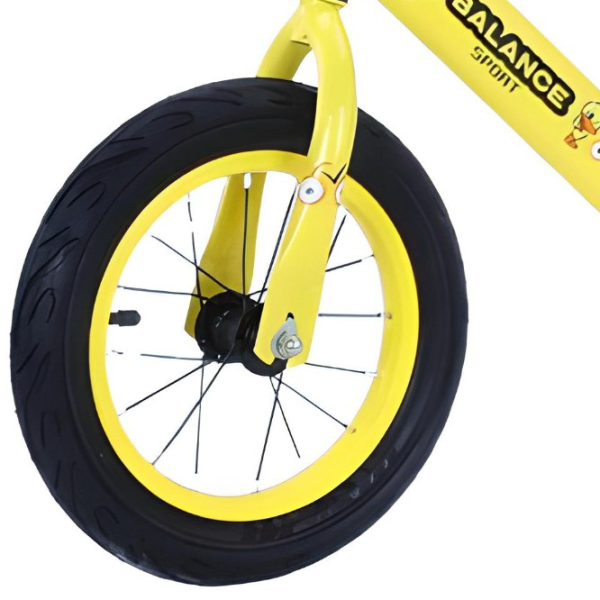 Беговел 4Play Balance AEBS 12" 12" Металл/ Желтый Черный photo 3