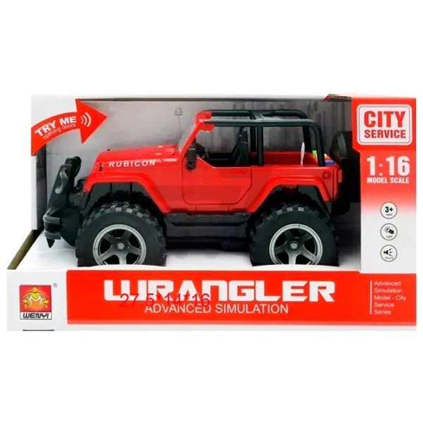 Mașină Wenyi Jeep WY390A Black Red photo 5 Mașină Wenyi Jeep WY390A Black Red photo 5