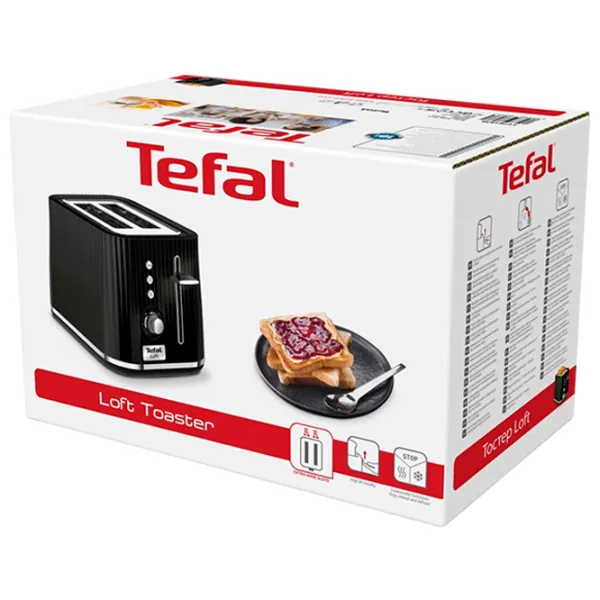 Toster Tefal TT761838 Mecanic/ 850 W/ Black photo 5